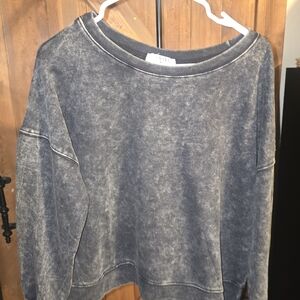 Casual Charcoal Sweatshirt